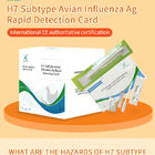 Cartão de teste rápido de antígeno do subtipo da gripe aviária (H7) fornecedor
