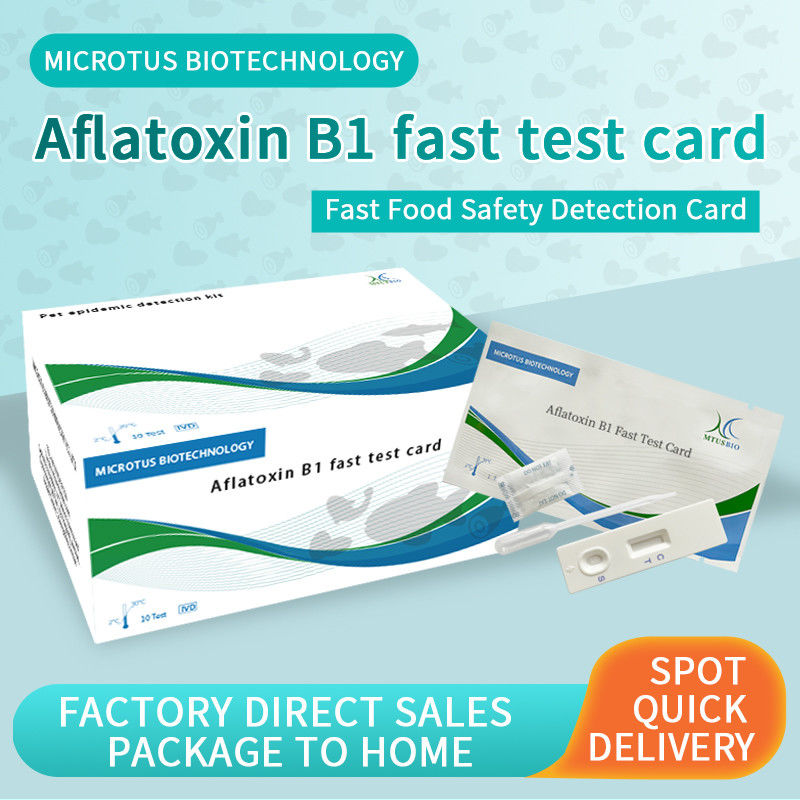 Instruções de funcionamento do cartão de ensaio rápido de aflatoxina B1 fornecedor